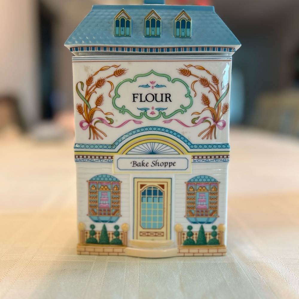 Lenox Village Bake Shoppe Flour Canister